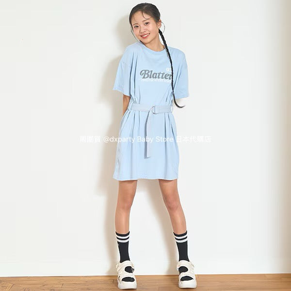 Lovetoxic Japanese Kids Clothing: Cold-Contact Waisted Dress (140-160cm) for Girls (Summer Dress)
