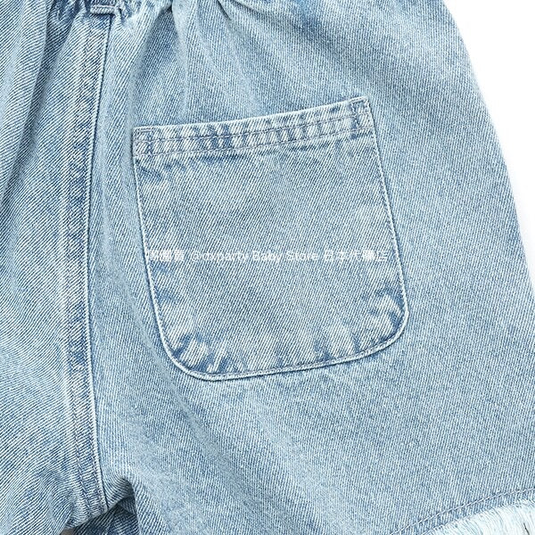 Japanese children's clothing X-girl Stages denim shorts 90-140cm girls' summer PANTS