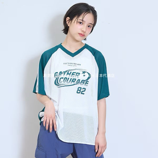Lovetoxic Sports Mesh Top (140-170cm) for Girls (Summer)