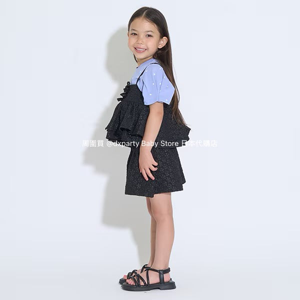 Japanese children's clothing Ly# mine tank top and shorts set 100-150cm girls summer TOPS PANTS