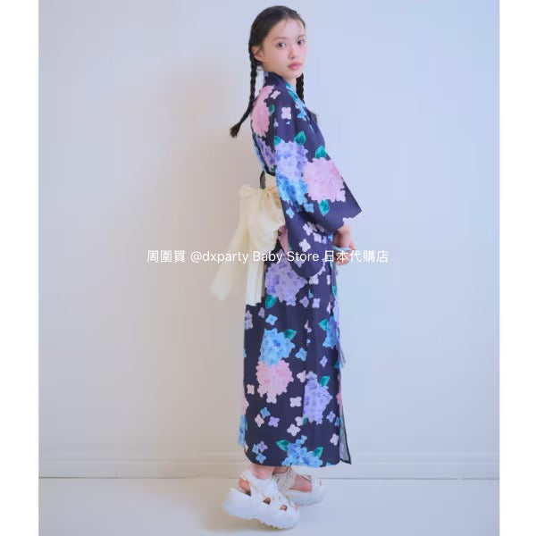 Lovetoxic 2Way Japanese Yukata Kimono 150-160cm Girls Summer Outerwear Dresses Japanese Summer Festival Special