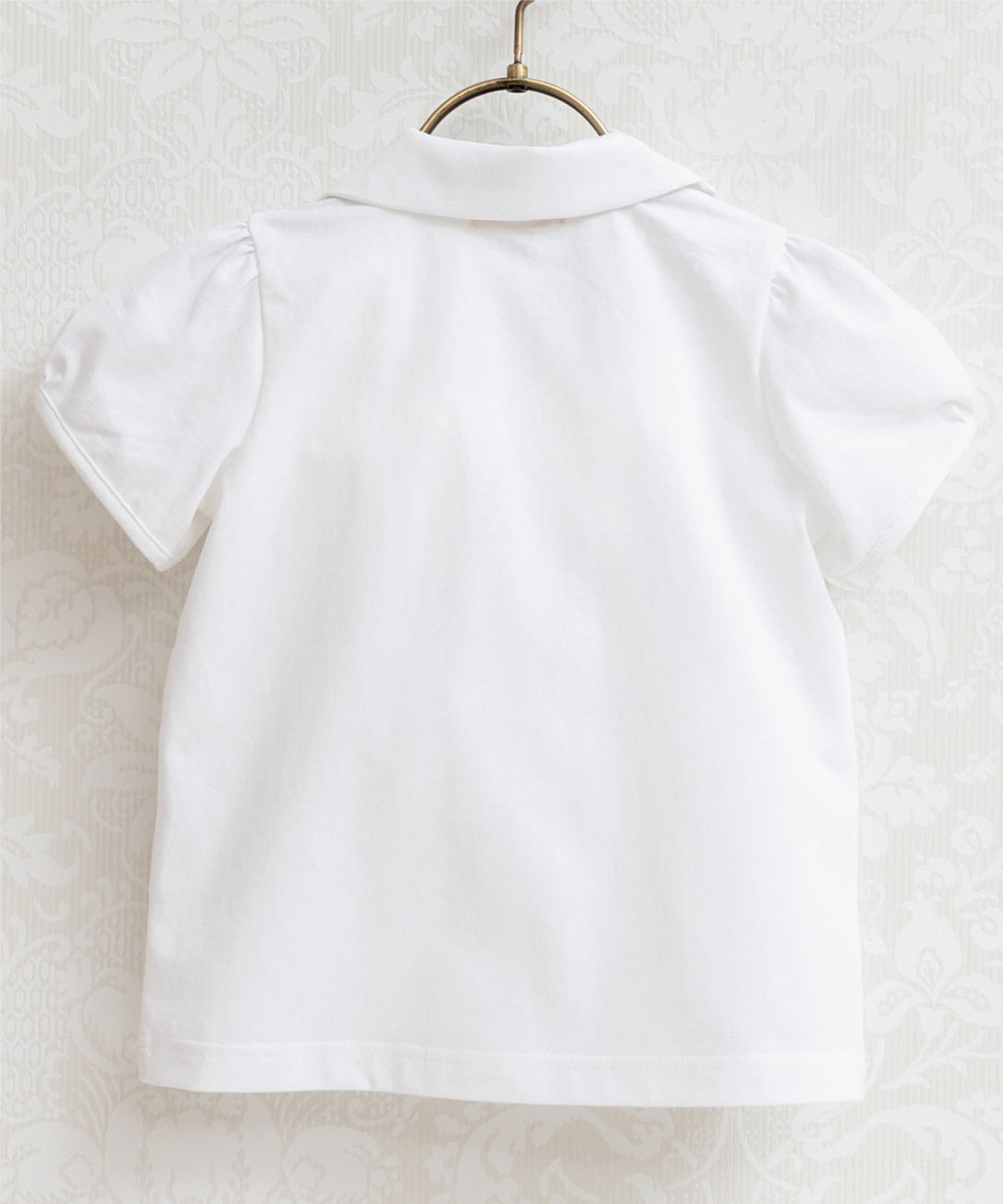Japanese children's clothing panpantutu classic ruffle shirt 80-150cm girls summer TOPS interview / banquet / performance