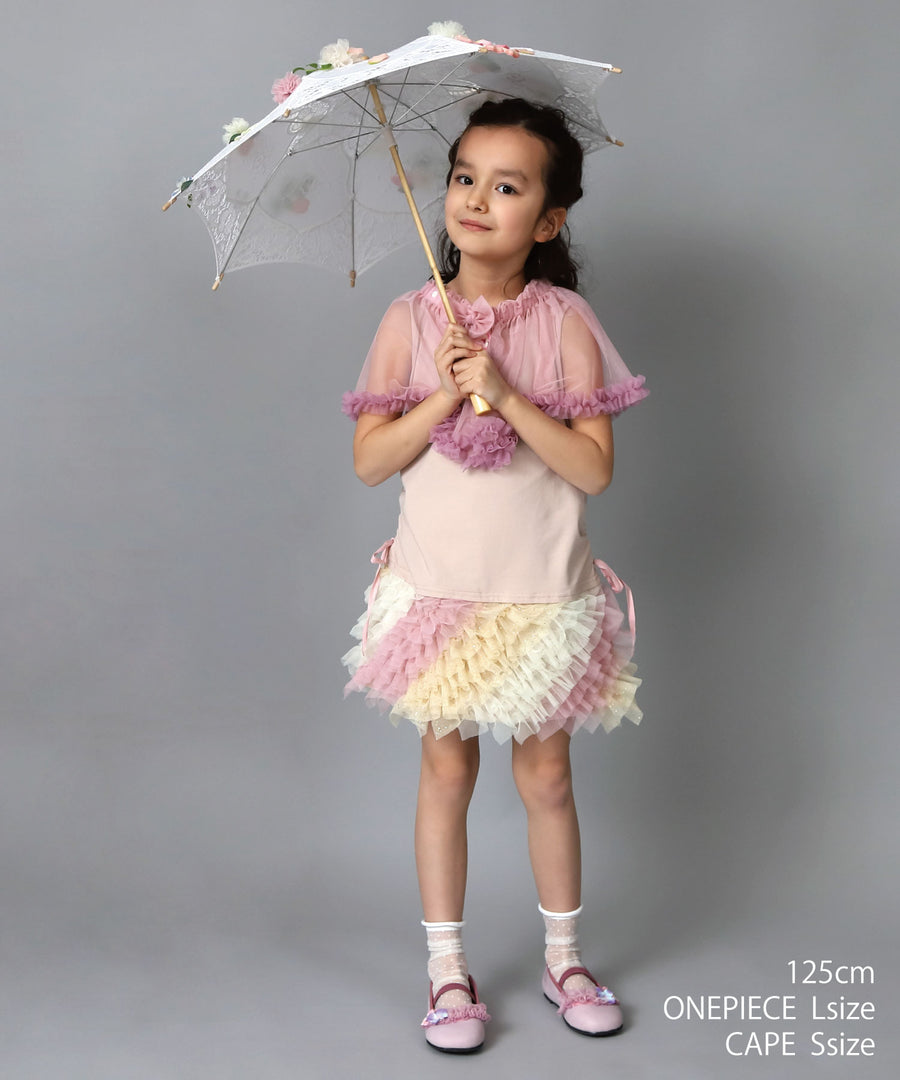 Japanese children's clothing panpantutu vest patchwork yarn tutu dress 80-140cm girls summer dresses