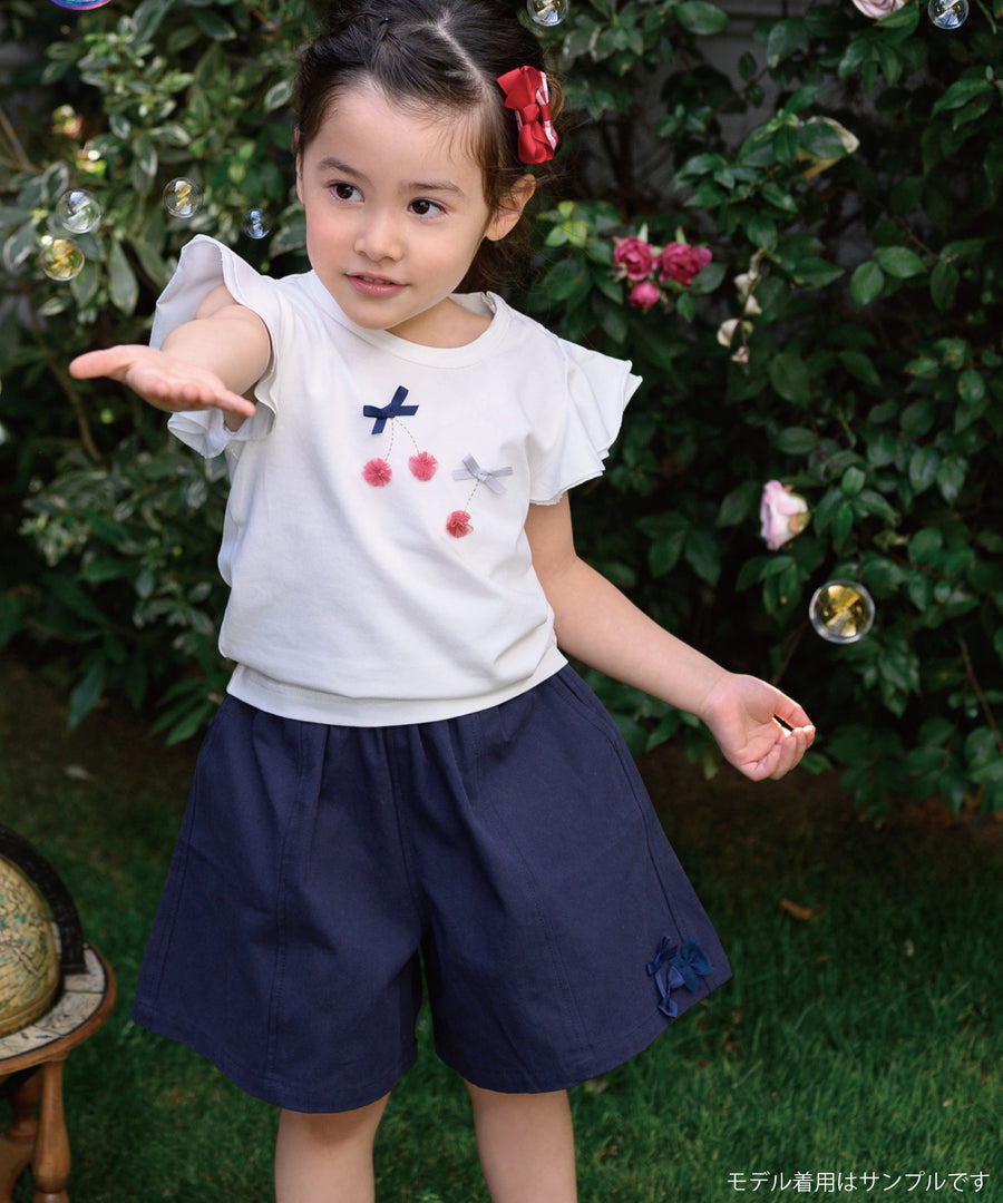 Japanese children's clothing panpantutu bow skirt pants 95-140cm girls summer PANTS