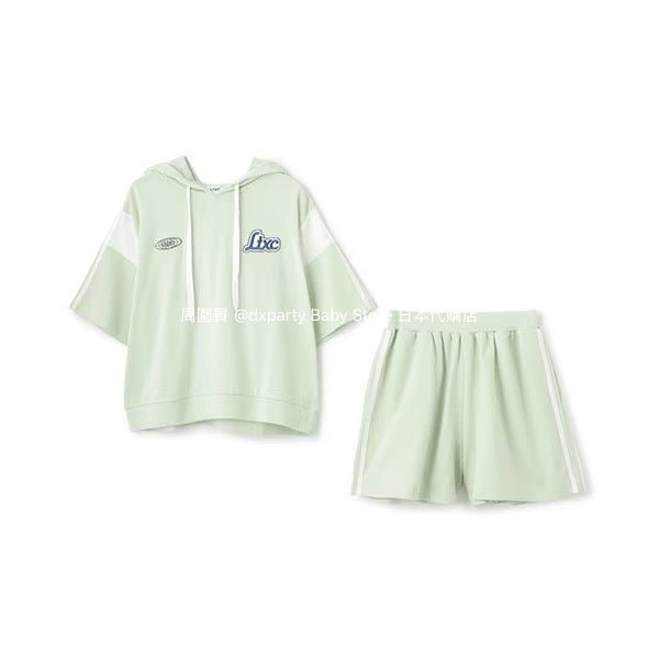 Lovetoxic Japanese Children's Clothing Two-Piece Sports Set (140-170cm) Girls Summer TOPS PANTS