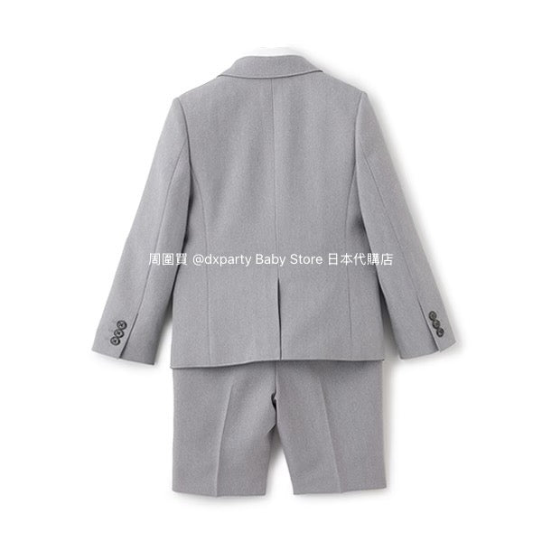 Japanese children's clothing pe#main three-piece suit 110-130cm boys' summer TOPS PANTS OUTERWEAR interview/banquet/performance