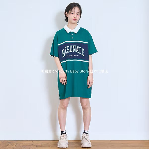 Lovetoxic Quick-Drying Rugby Polo Dress (140-170cm) for Girls (Summer Dress)
