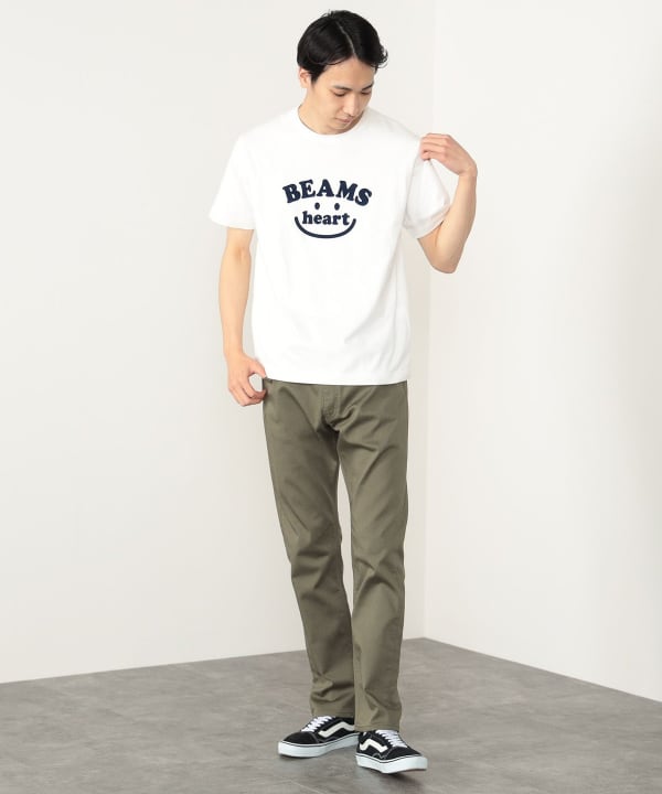 Japanese children's clothing BEAMS HEART parent-child short-sleeved tops S-XL adult summer TOPS