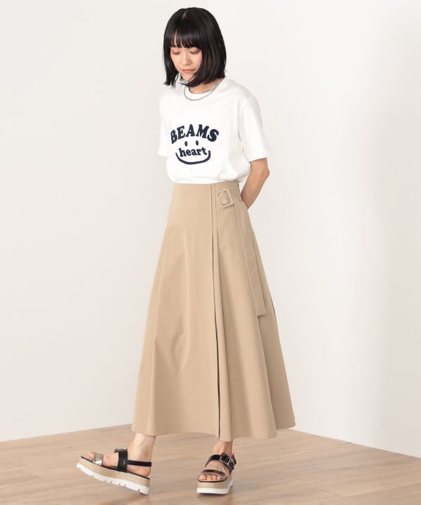 Japanese children's clothing BEAMS HEART parent-child short-sleeved tops S-XL adult summer TOPS