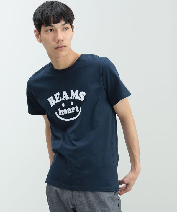Japanese children's clothing BEAMS HEART parent-child short-sleeved tops S-XL adult summer TOPS