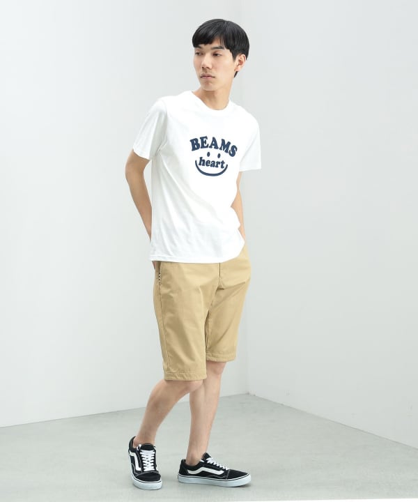 Japanese children's clothing BEAMS HEART parent-child short-sleeved tops S-XL adult summer TOPS