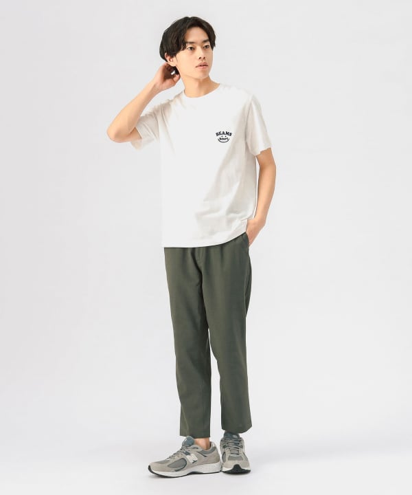 Japanese children's clothing BEAMS HEART parent-child short-sleeved tops S-XL adult summer TOPS