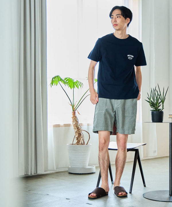 Japanese children's clothing BEAMS HEART parent-child short-sleeved tops S-XL adult summer TOPS