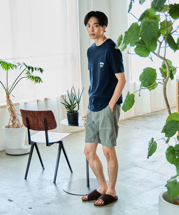 Japanese children's clothing BEAMS HEART parent-child short-sleeved tops S-XL adult summer TOPS