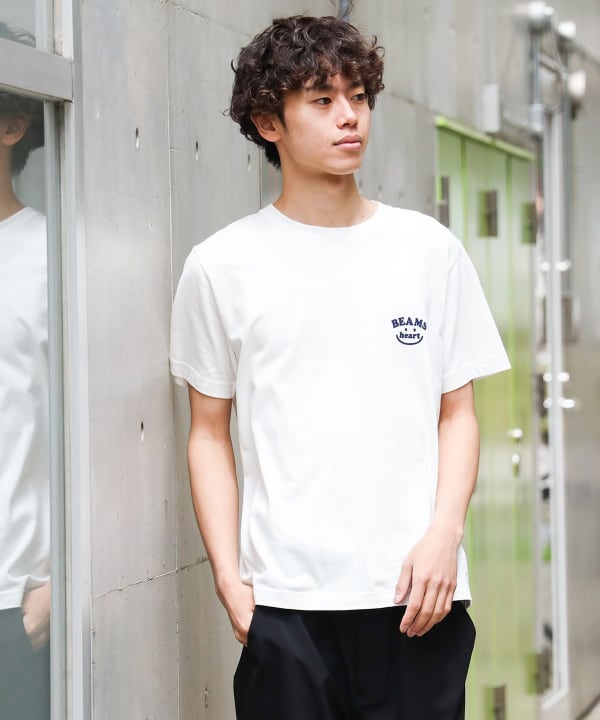 Japanese children's clothing BEAMS HEART parent-child short-sleeved tops S-XL adult summer TOPS