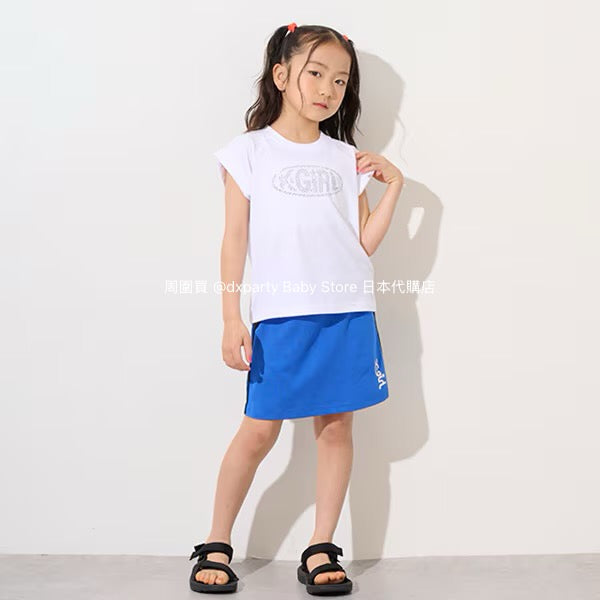 Japanese children's clothing X-girl Stages casual short skirt 90-140cm girls summer SKIRTS