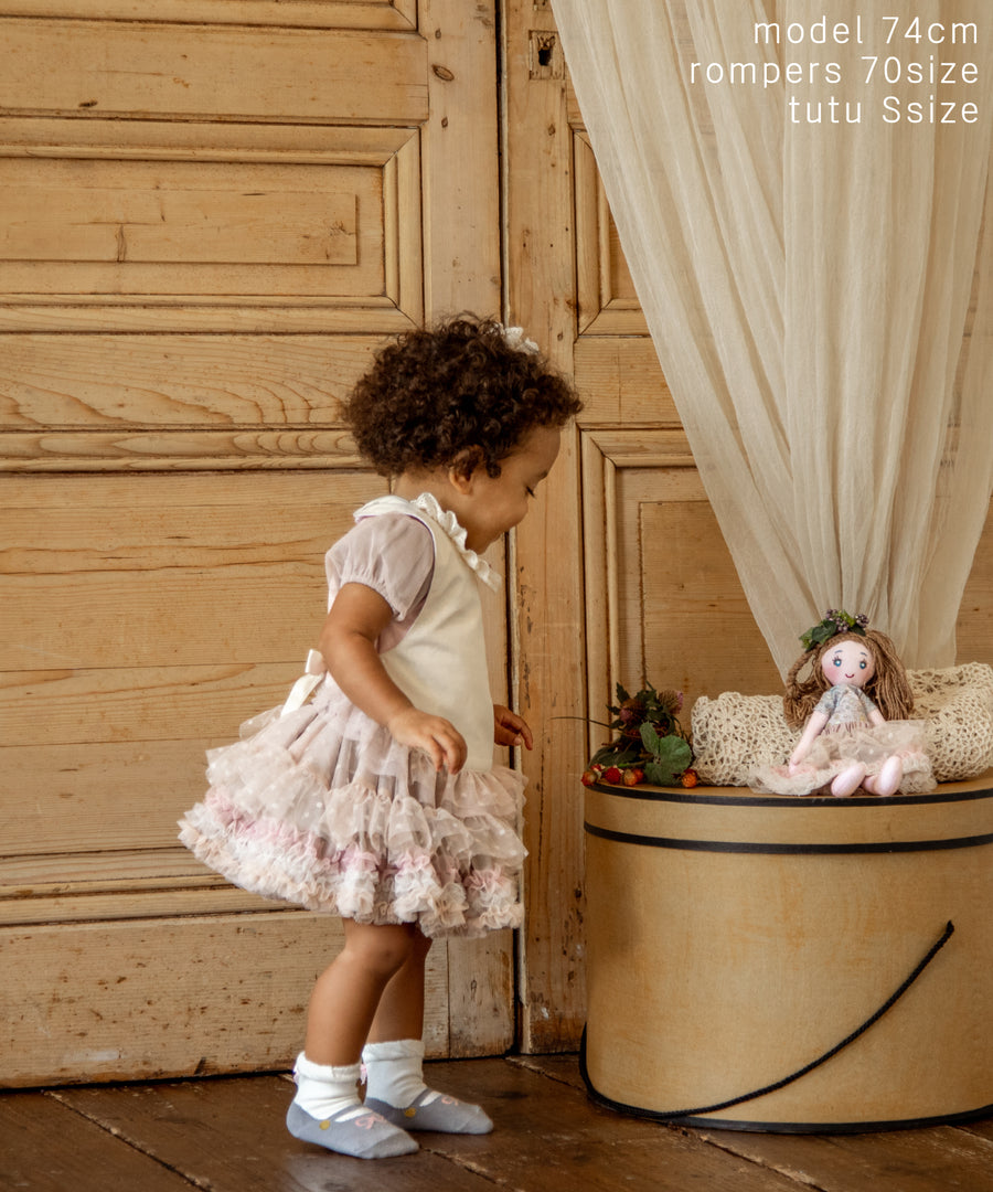 Japanese children's clothing panpantutu elegant temperament milk tea tutu skirt 70-140cm girls newborn baby summer SKIRTS