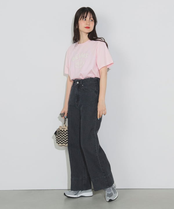 Japanese children's clothing BEAMS HEART parent-child short-sleeved top ML adult summer TOPS