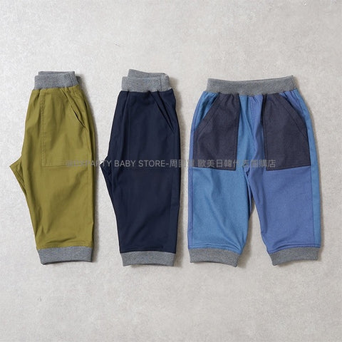 日本童裝 mini#ML 大口袋工裝褲 100-140cm 男童款 夏季 PANTS