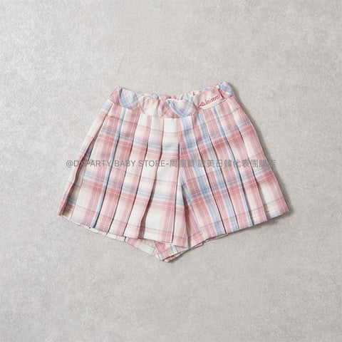 日本童裝 mini#ML 格仔裙褲 100-140cm 女童款 夏季 PANTS