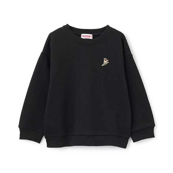 Japanese children's clothing mini #ML sports embroidery pattern sweatshirt 90-140cm boys/girls spring and summer TOPS