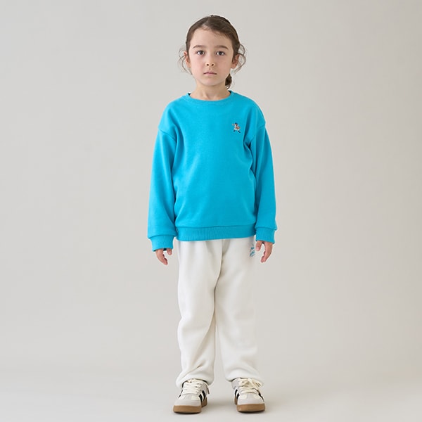 Japanese children's clothing mini #ML sports embroidery pattern sweatshirt 90-140cm boys/girls spring and summer TOPS