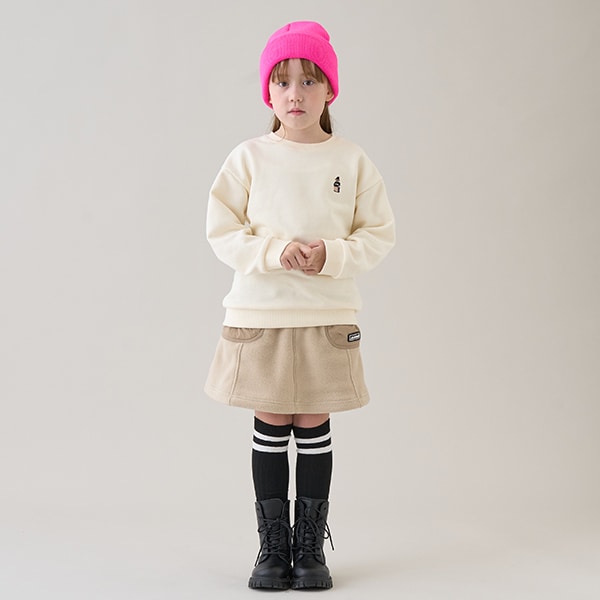 Japanese children's clothing mini #ML sports embroidery pattern sweatshirt 90-140cm boys/girls spring and summer TOPS