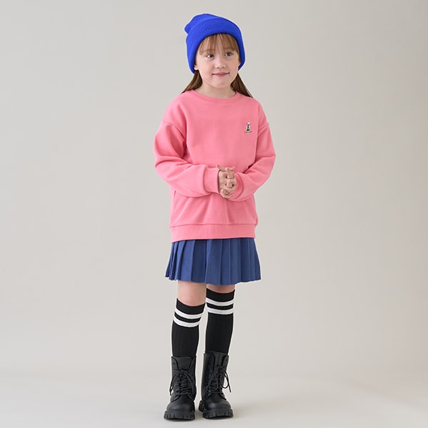Japanese children's clothing mini #ML sports embroidery pattern sweatshirt 90-140cm boys/girls spring and summer TOPS