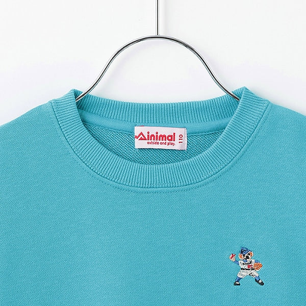 Japanese children's clothing mini #ML sports embroidery pattern sweatshirt 90-140cm boys/girls spring and summer TOPS