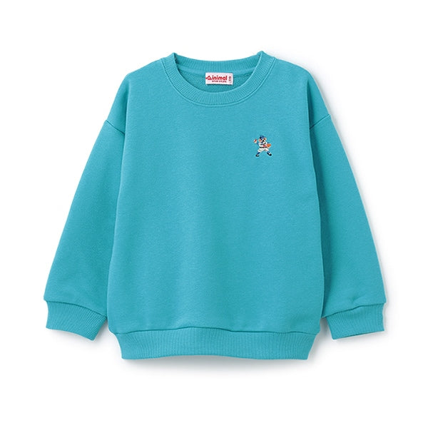 Japanese children's clothing mini #ML sports embroidery pattern sweatshirt 90-140cm boys/girls spring and summer TOPS