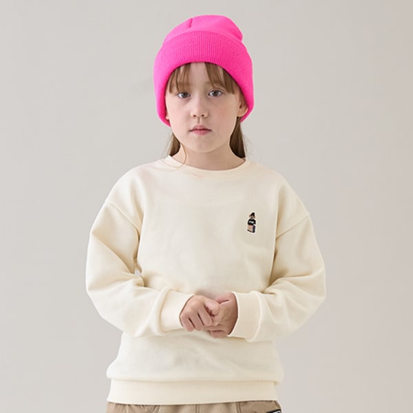 Japanese children's clothing mini #ML sports embroidery pattern sweatshirt 90-140cm boys/girls spring and summer TOPS