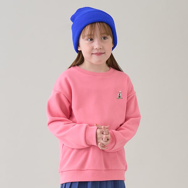 Japanese children's clothing mini #ML sports embroidery pattern sweatshirt 90-140cm boys/girls spring and summer TOPS