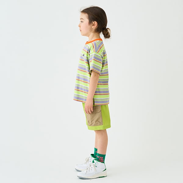 Japanese children's clothing mini#ML mountain series work pocket sports shorts 90-140cm boys' summer PANTS