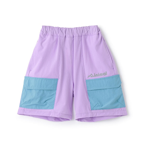 Japanese children's clothing mini#ML mountain series work pocket sports shorts 90-140cm boys' summer PANTS