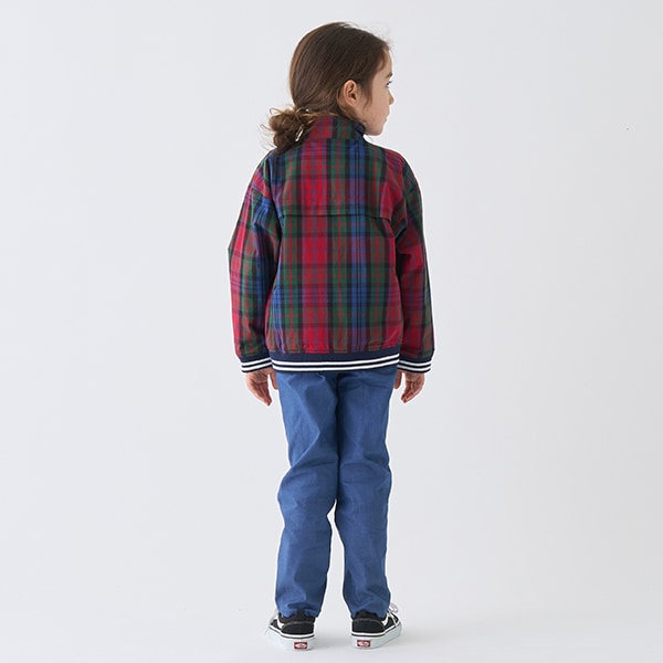 Japanese children's clothing mini#ML waterproof series stretch trousers 90-140cm boys/girls spring and summer PANTS