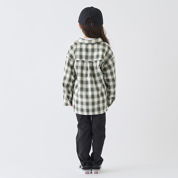 Japanese children's clothing mini#ML waterproof series stretch trousers 90-140cm boys/girls spring and summer PANTS