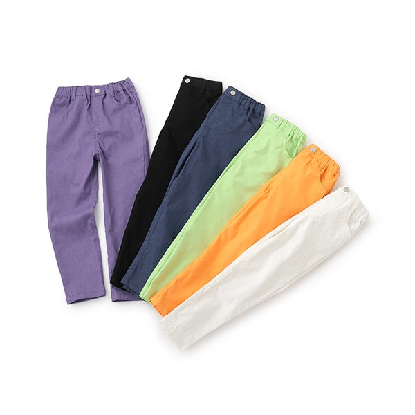 Japanese children's clothing mini#ML waterproof series stretch trousers 90-140cm boys/girls spring and summer PANTS