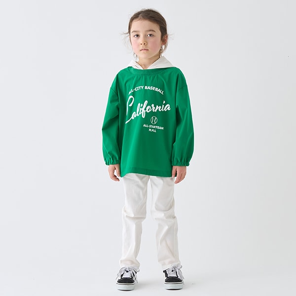 Japanese children's clothing mini#ML waterproof series stretch trousers 90-140cm boys/girls spring and summer PANTS