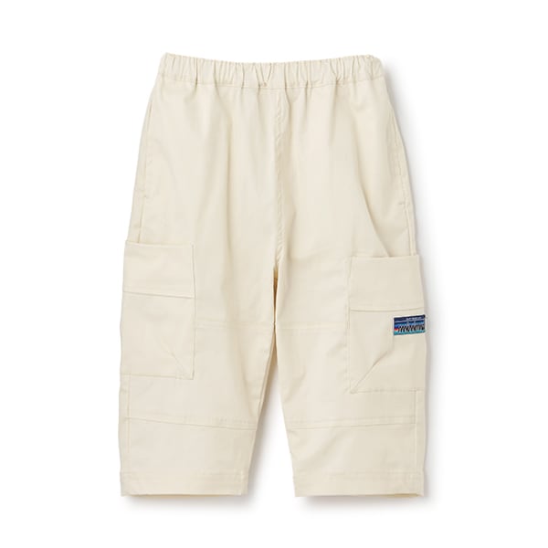Japanese children's clothing mini#ML side pocket twill cropped pants 90-140cm boys' spring and summer PANTS