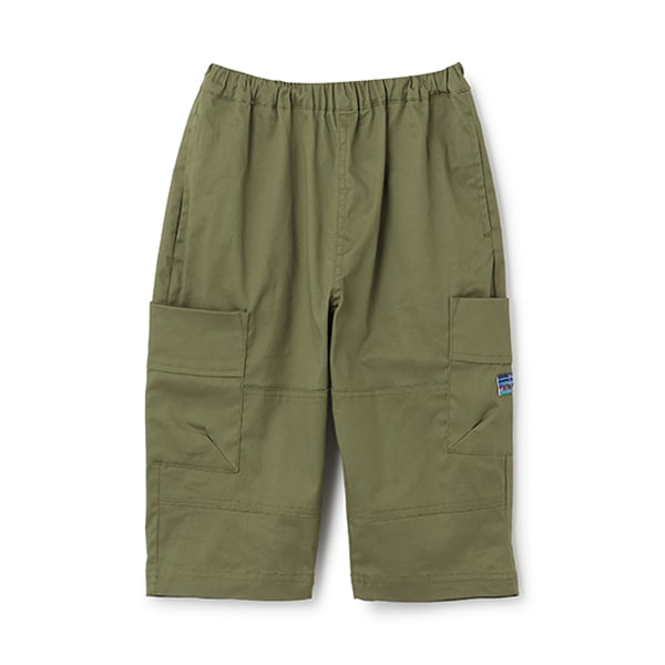 Japanese children's clothing mini#ML side pocket twill cropped pants 90-140cm boys' spring and summer PANTS