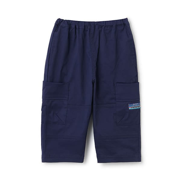 Japanese children's clothing mini#ML side pocket twill cropped pants 90-140cm boys' spring and summer PANTS