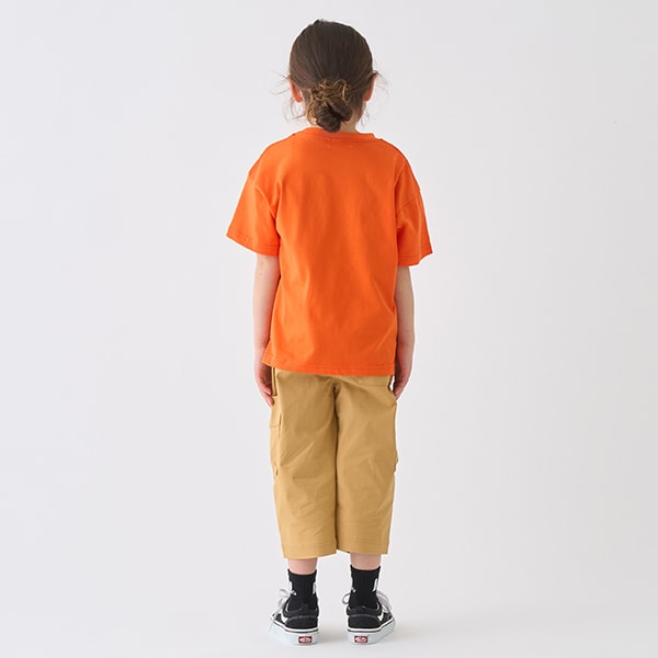Japanese children's clothing mini#ML side pocket twill cropped pants 90-140cm boys' spring and summer PANTS