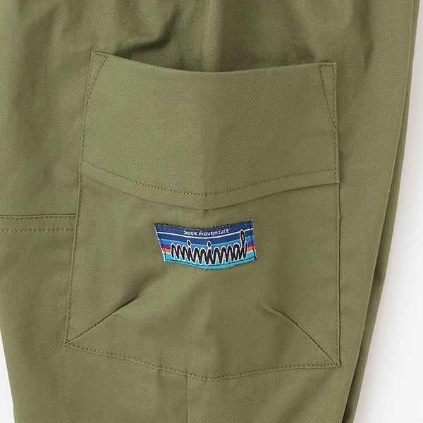 Japanese children's clothing mini#ML side pocket twill cropped pants 90-140cm boys' spring and summer PANTS