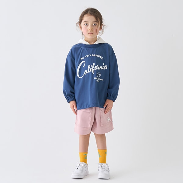 Japanese children's clothing mini#ML mountain series pocket shorts 90-140cm boys/girls summer PANTS