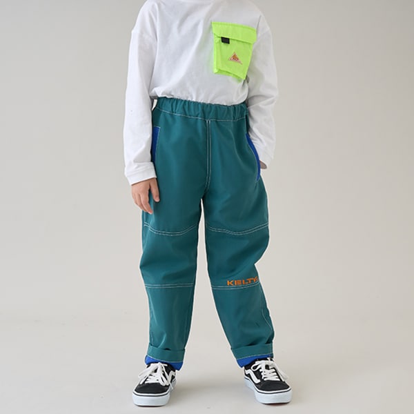 Japanese children's clothing mini#ML x KELTY colorblock work pants 100-140cm boys/girls spring and summer PANTS