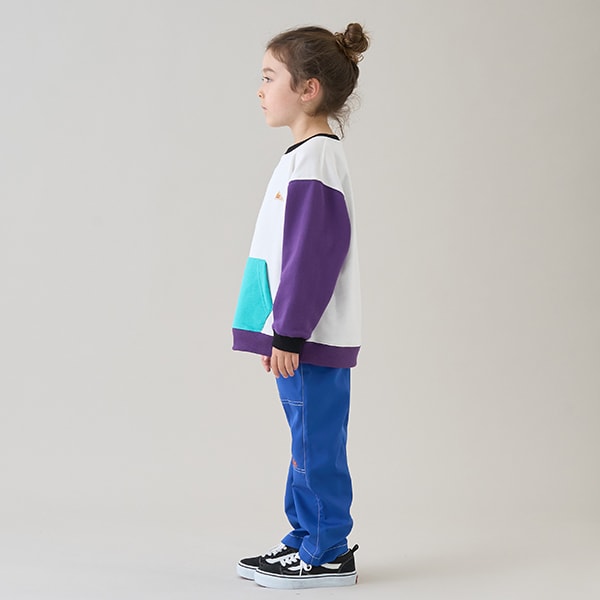 Japanese children's clothing mini#ML x KELTY colorblock work pants 100-140cm boys/girls spring and summer PANTS