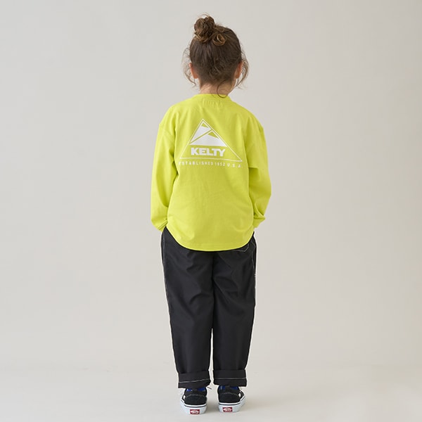 Japanese children's clothing mini#ML x KELTY colorblock work pants 100-140cm boys/girls spring and summer PANTS