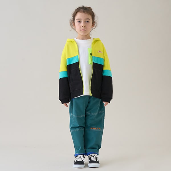Japanese children's clothing mini#ML x KELTY colorblock work pants 100-140cm boys/girls spring and summer PANTS