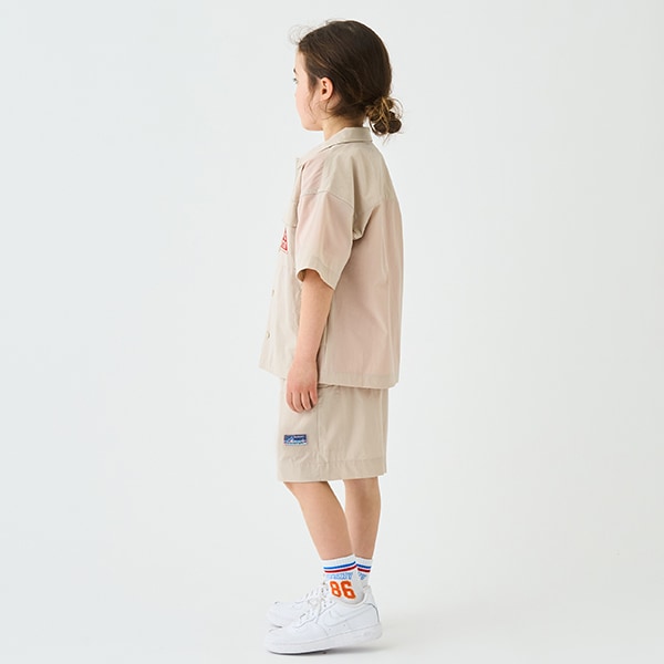 Japanese children's clothing mini#ML four-way elastic sports shorts 90-140cm boys' summer PANTS