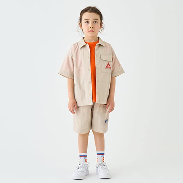 Japanese children's clothing mini#ML four-way elastic sports shorts 90-140cm boys' summer PANTS